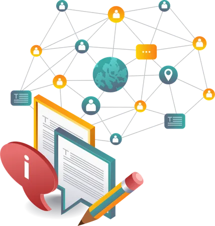 Sistemas de información de redes de datos  Ilustración