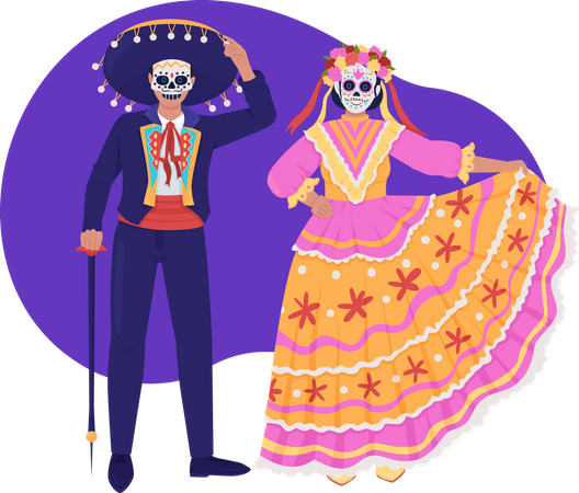 Day of dead  Illustration