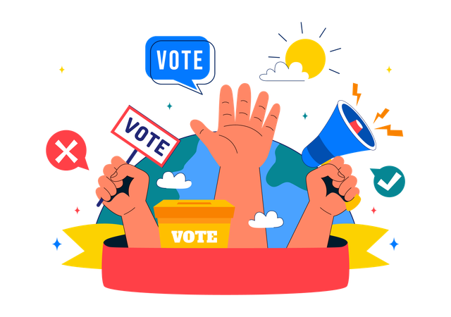 Day of Democracy  Illustration