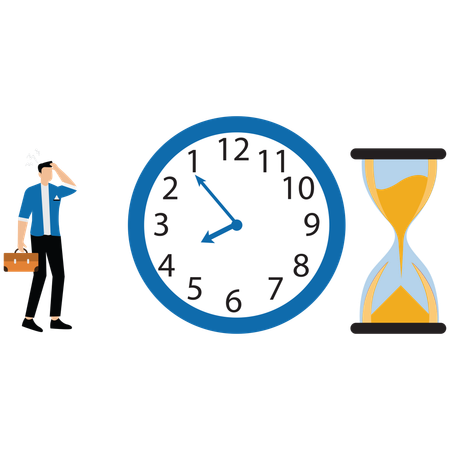 Deadlines are approaching mental burnout  Illustration