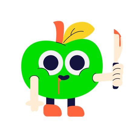 Deadly Apple  Illustration