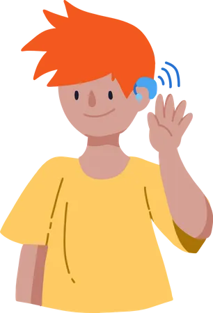 Deaf Boy  Illustration