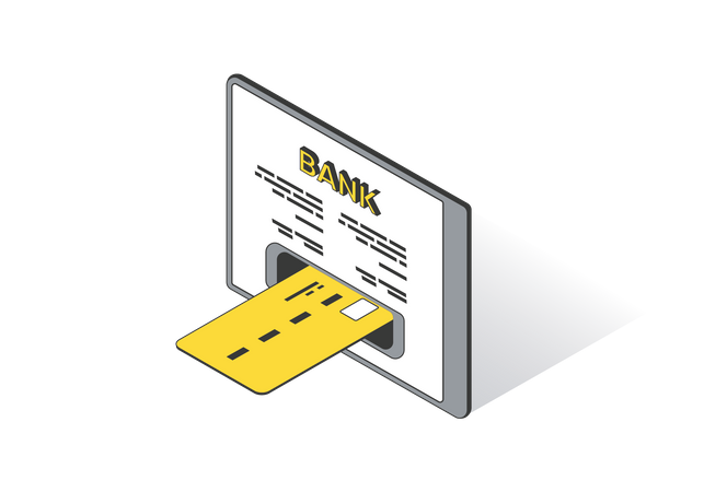 Debit Card Payment  일러스트레이션