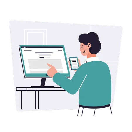 Tests de débogage sur plusieurs appareils  Illustration