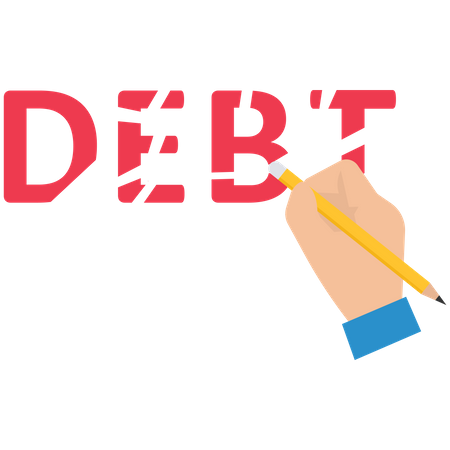 Debt Eraser  Illustration