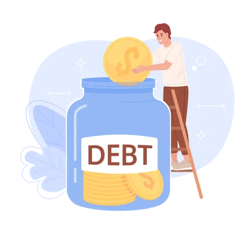 Debt-free investing Illustration