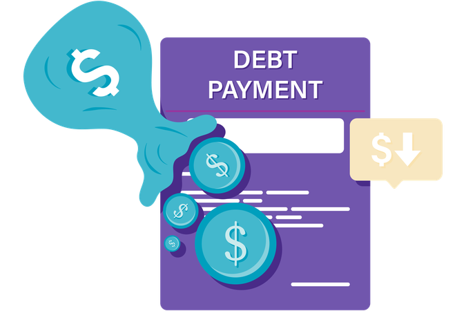 Debt Payment  Illustration