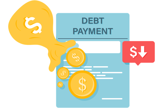 Debt Payment  Illustration