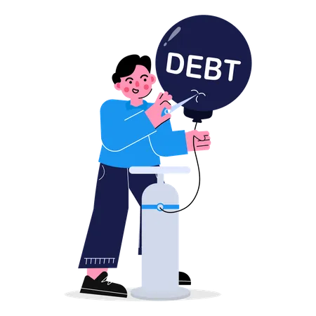 Debt Reduction  Illustration
