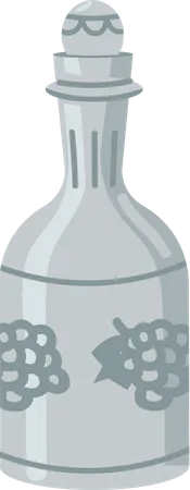 Decantador para bebidas  Ilustração
