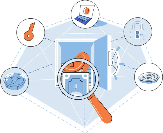 Decentralised finance  Illustration