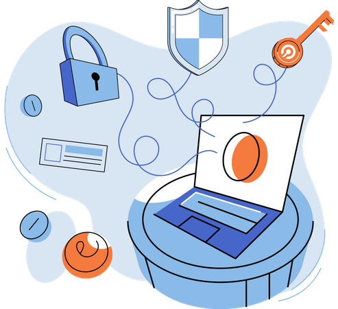 Decentralised finance  Illustration