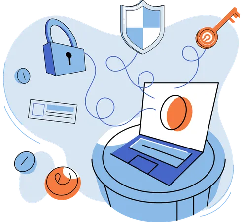 Decentralised finance  Illustration