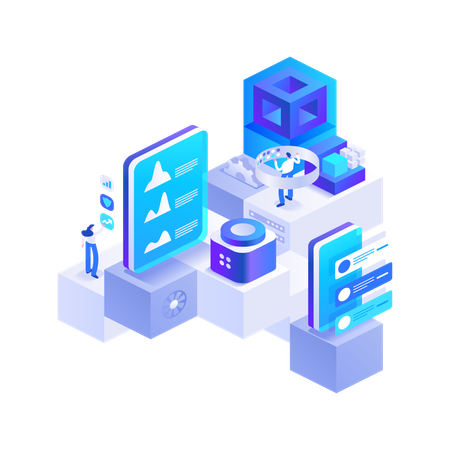 Decentralized Finance  Illustration