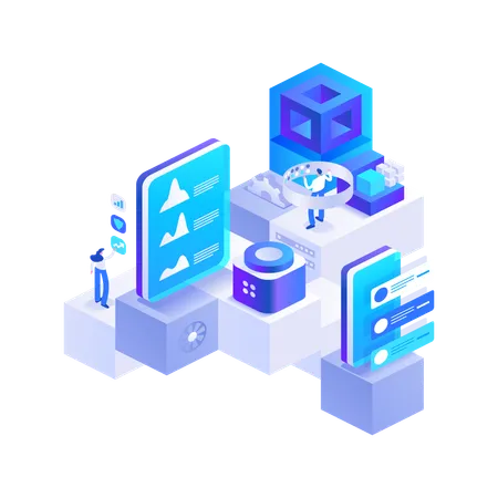 Decentralized Finance  Illustration