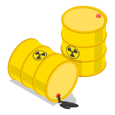 Déchets radioactifs  Illustration