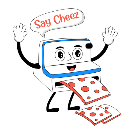 Decir queso  Ilustración