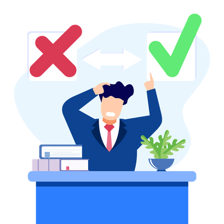 Decisão Empresarial  Illustration