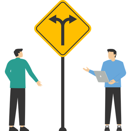 Decision-making  イラスト