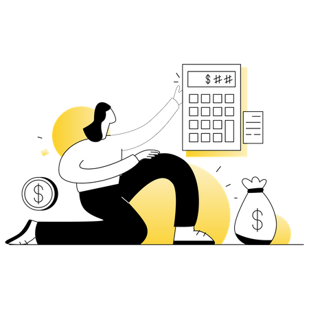 Declaração de impostos  Ilustração