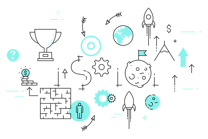 Declaración de misión empresarial  Ilustración