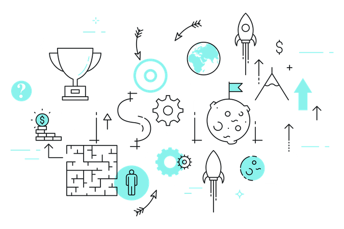 Déclaration de mission de l'entreprise  Illustration