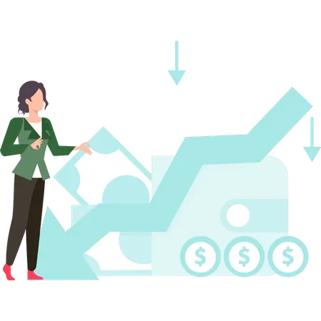 Decline ininvestment  Illustration