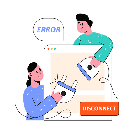 Déconnecter  Illustration