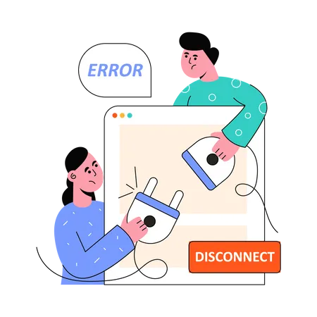 Déconnecter  Illustration