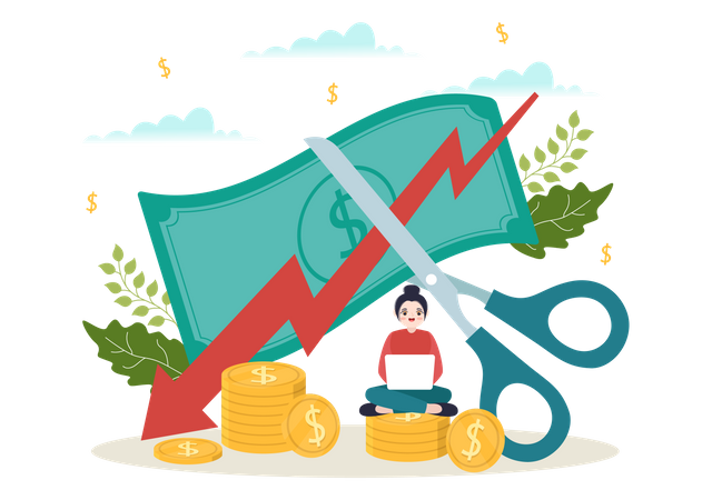 Decrease Investment Fees  イラスト