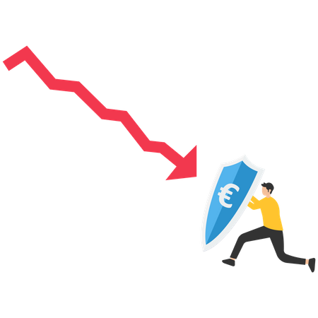Defeat Currency  Illustration