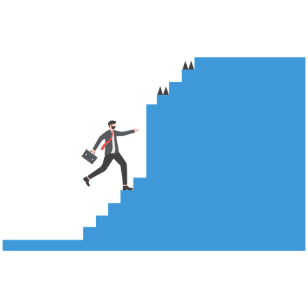 Défi pour surmonter les difficultés  Illustration