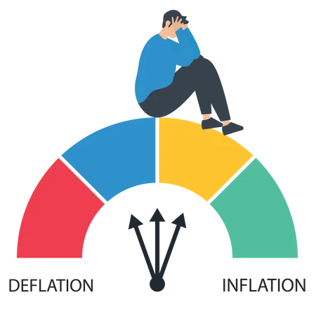 Deflation and inflation gauge  Illustration