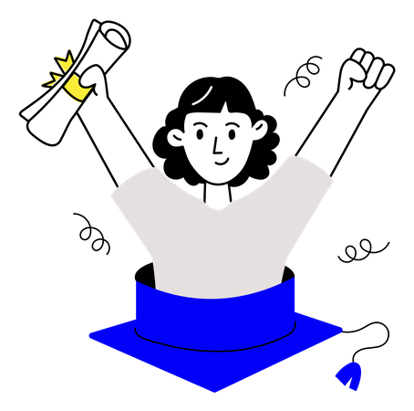 Degree Holder  Illustration