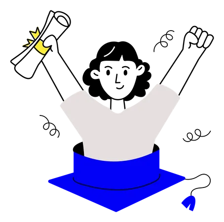 Degree Holder  Illustration