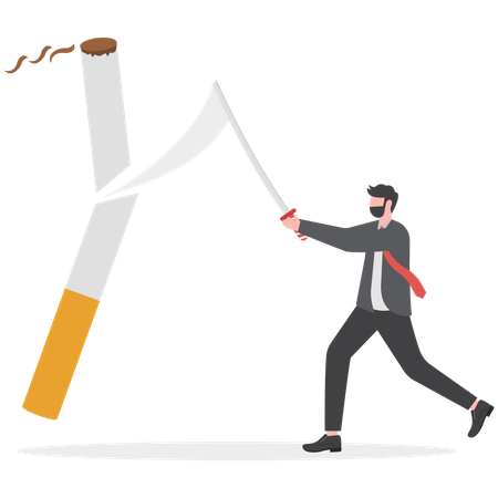 Deja de fumar  Ilustración
