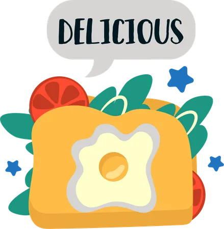 Délicieux tacos  Illustration