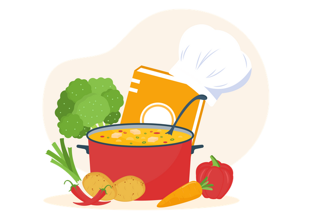 Delicious Dish  Illustration