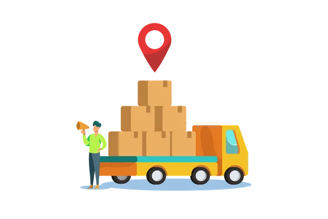 Delivery address  Illustration