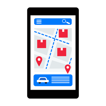 Delivery App  Illustration