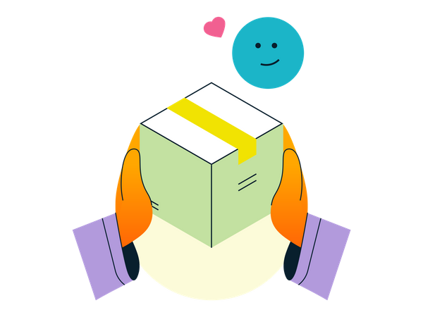 Delivery Box  Illustration