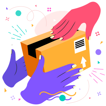 Delivery Box  Illustration