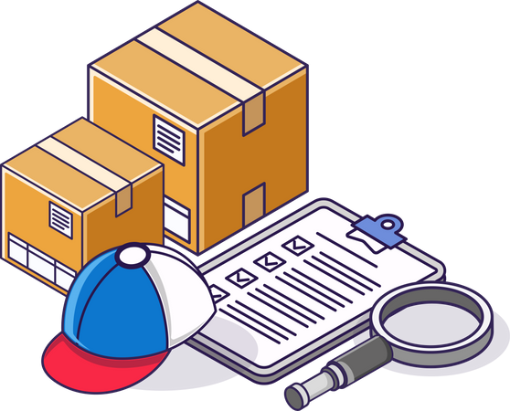 Delivery box  Illustration