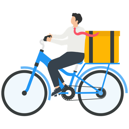 Delivery Boy  Illustration