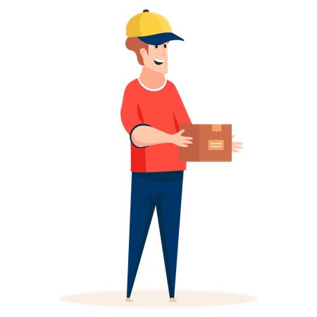 Delivery Boy  Illustration