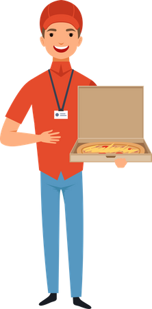 Delivery Boy  Illustration