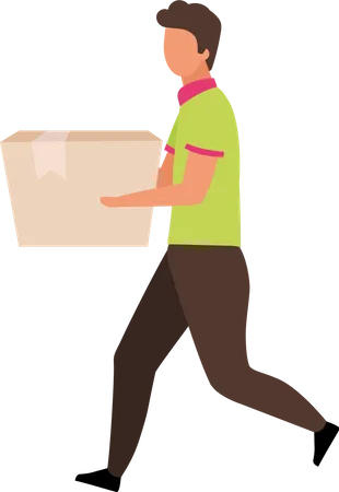 Delivery Boy  Illustration