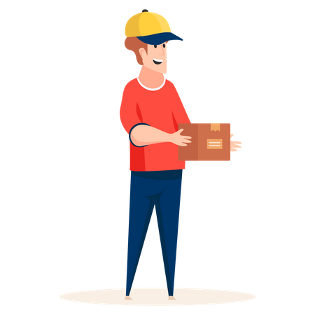 Delivery Boy  Illustration