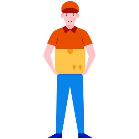 Delivery Boy  Illustration