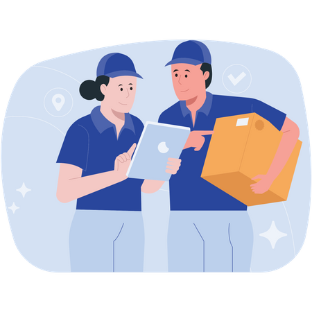 Delivery Checklist Illustration